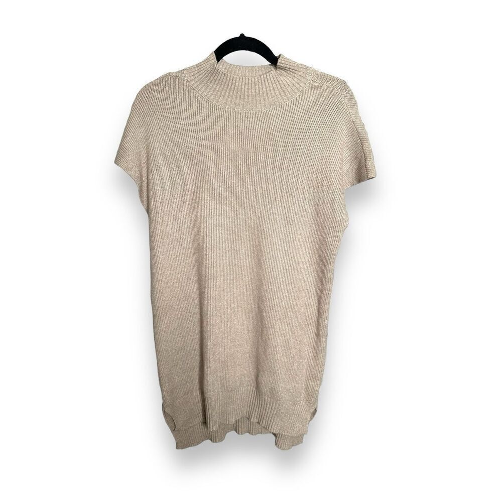 Cyrus Cap Sleeve Mock Neck Sweater Mini Dress NWT